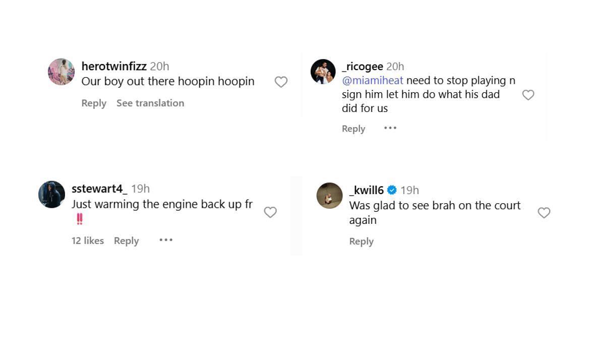 Fans comment on Zaire Wade's highlight reel (Source: Instagram/Overtime)